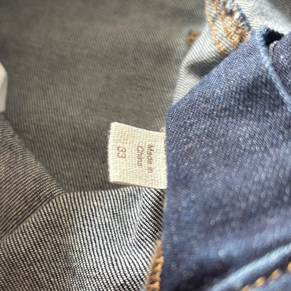 Garnet Hill Navy Ankle Jeans - Picture 4 of 4